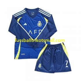 Fußballtrikots Al Nassr Cristiano Ronaldo 7 Kinder 2024-2025 Langarm Auswärts-trikot kaufen